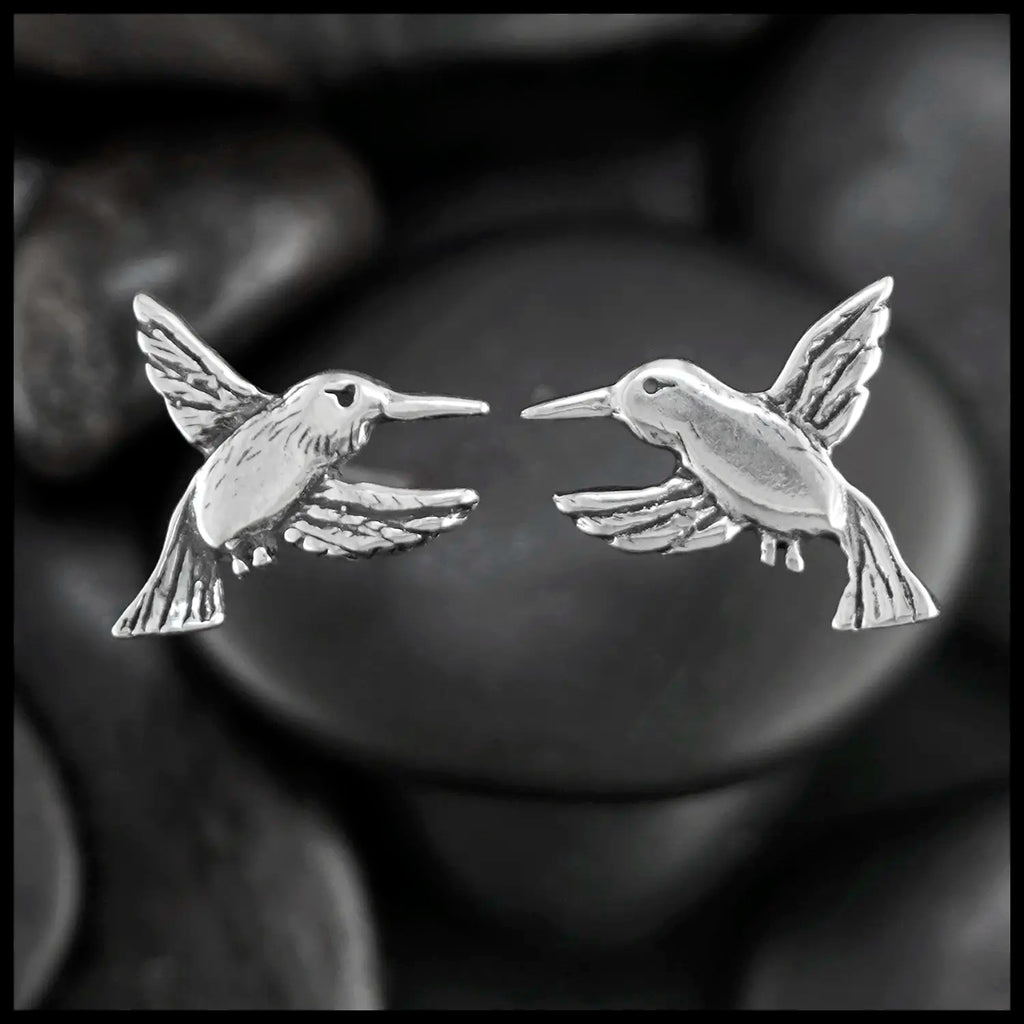 Hummingbird Post Earrings