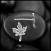 Maple Leaf Post Earrings