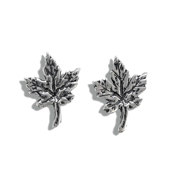 Maple Leaf Post Earrings