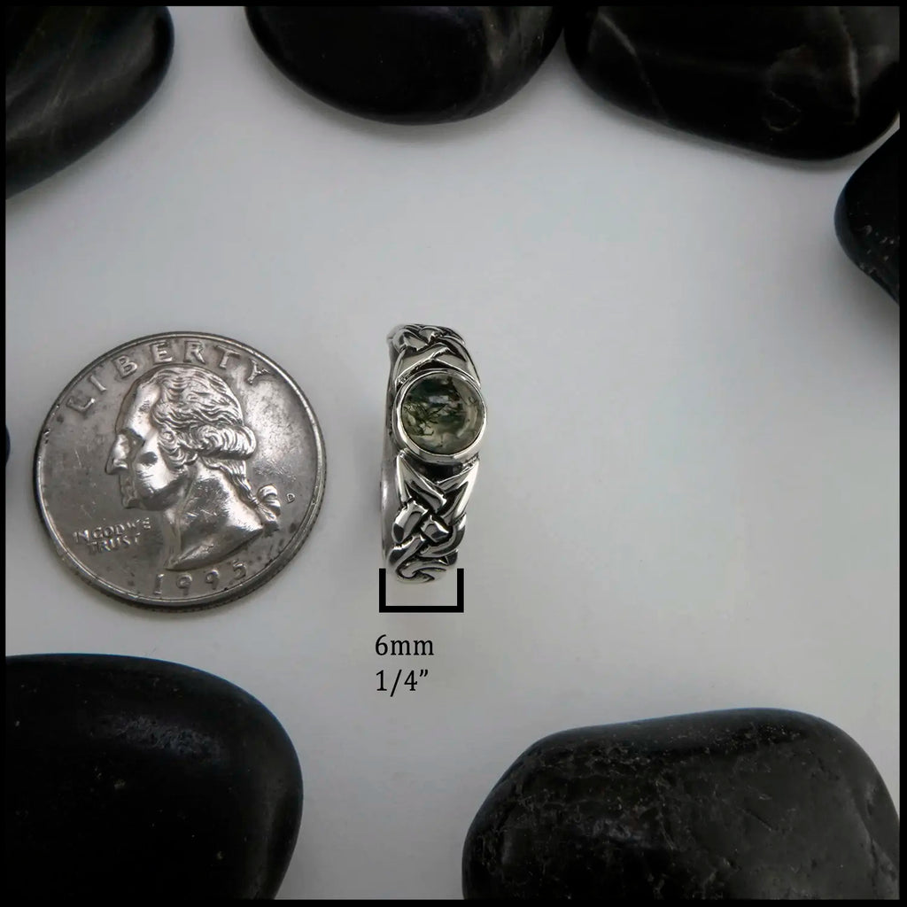 Limited Edition Moss Agate Ban Tigherna Ring