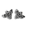 Celtic Bee Post Earrings in Sterling Silver