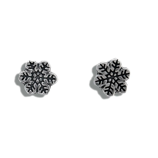 Dainty Snowflake Post Earrings