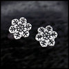Dainty Snowflake Post Earrings