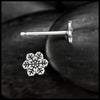 Dainty Snowflake Post Earrings