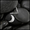 Crescent Moon Post Earrings