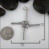 Saint Brigid's Cross in Sterling Silver- Extra Larger 63mmx54mm