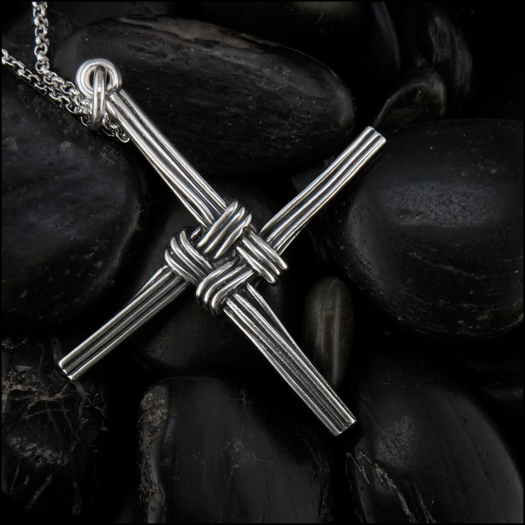 Saint Brigid's Cross in Sterling Silver- Extra Larger