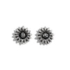 Sterling Silver Sunflower Post Earrings