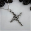 Saint Brigid's Ivy Cross in Sterling Silver- Extra Large