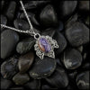 Charoite Pendant in Sterling Silver