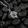 Charoite Pendant in Sterling Silver