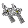 Sterling Silver Colum Cille Celtic Cross Pendant
