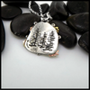Moss Agate Pendant Reverse