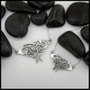 Celtic Moth Pendants in Two Sizes, Sterling Silver