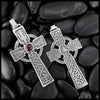 Sterling Silver Colum Cille Celtic Cross Pendant