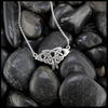 Small Moth Pendant in Sterling Silver