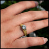1 Ct Lab Diamond Shamrock Ring in Gold