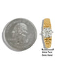 1 Ct Lab Diamond Shamrock Ring in Gold