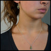 Celtic Goddess Pendant and Earring Set with Peridot