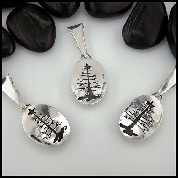 Sea Sediment Jasper set in sterling silver with Celtic bale
