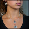 Celtic Wheel of Life Pendant and Earring Set