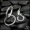 Josephine's Knot Hoop Earrings in Sterling Silver