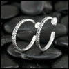 Josephine's Knot Hoop Earrings in Sterling Silver