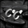 Josephine's Knot Hoop Earrings in Sterling Silver
