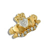 Heritage Claddagh Moissanite & Diamond Wedding Set
