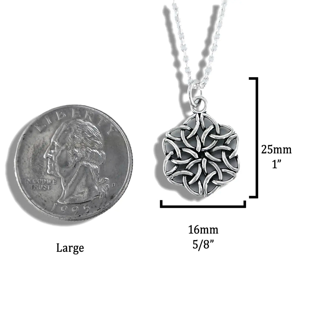 Ballybunion Knot Pendant Sterling Silver
