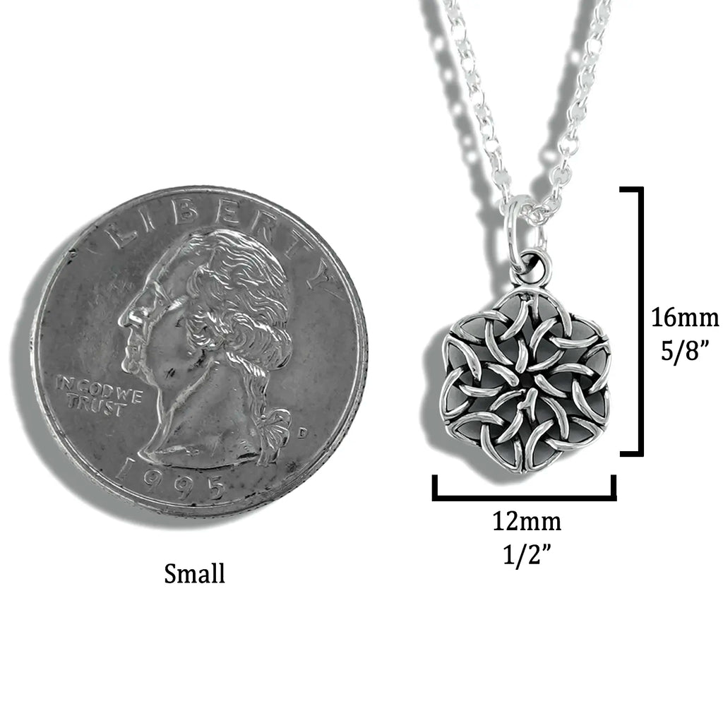 Ballybunion Knot Pendant Sterling Silver