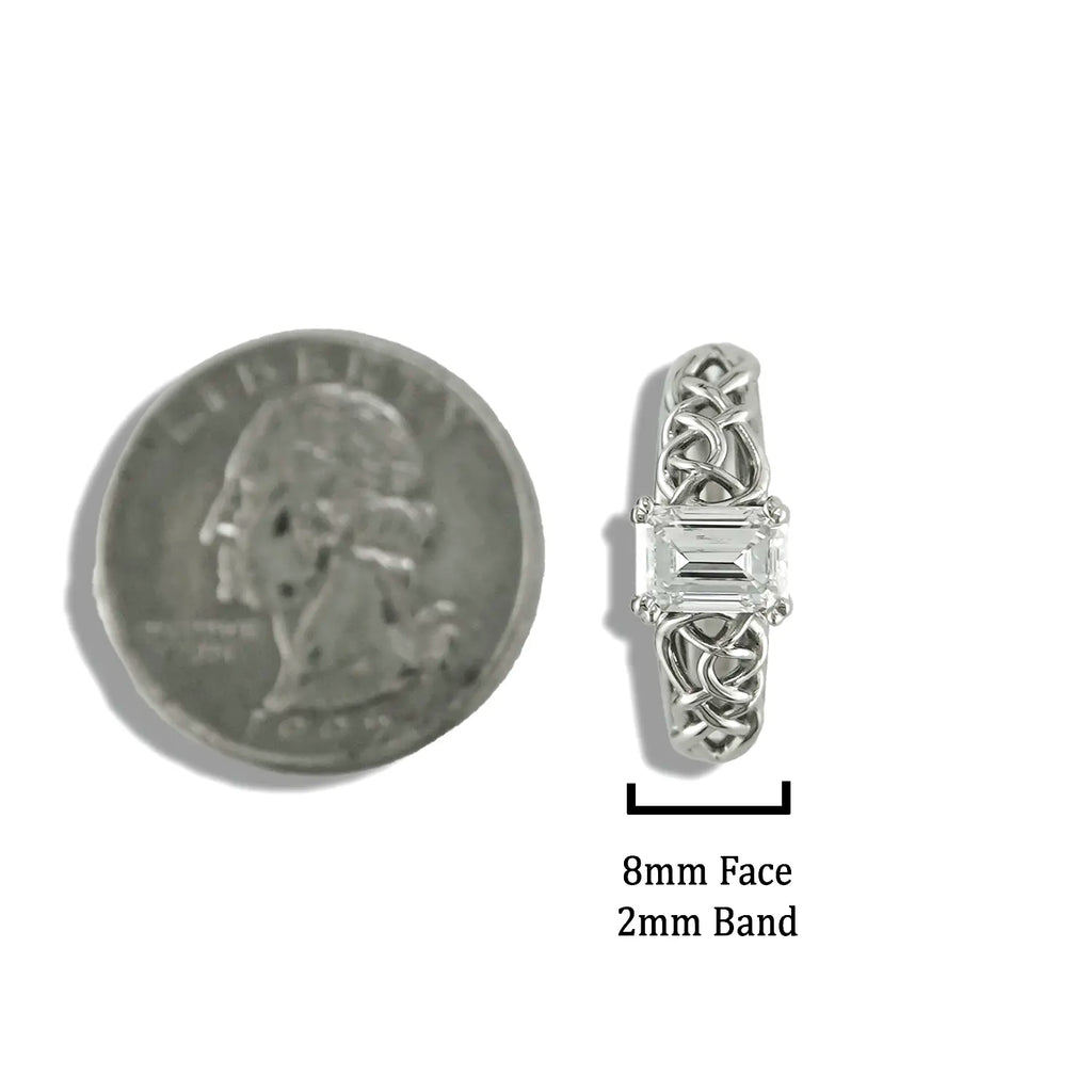 Aisling Ring in 14K White Gold