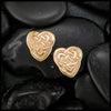 Gold Maggie's Heart Earrings