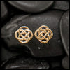 Josephine's Knot Post Earrings in Gold