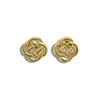 Josephine's Knot Post Earrings in Gold