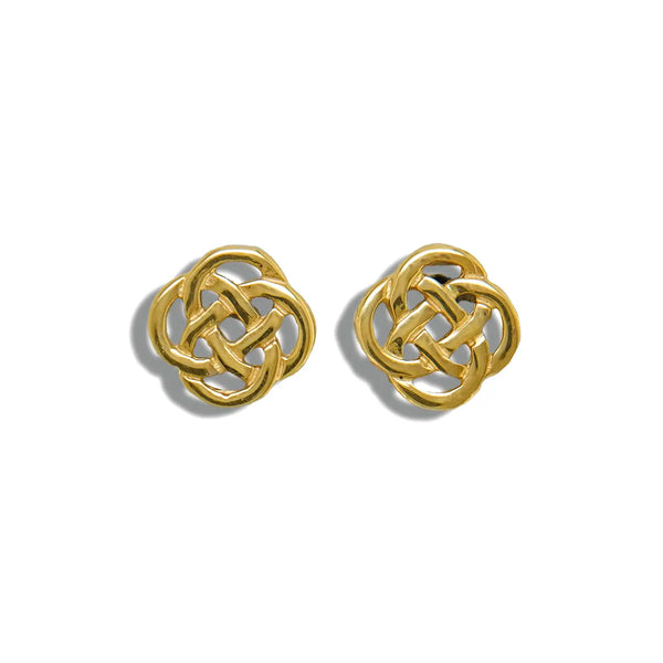 Josephine's Knot Post Earrings in Gold