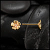 Bryn's Blossom Post Earrings in 14K Gold