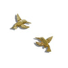 Hummingbird Post Earrings in 14K Gold