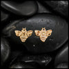 Hummingbird Post Earrings in 14K Gold