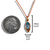 Aquamarine Goddess Set in 14K Rose Gold