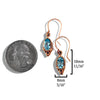 Aquamarine Goddess Set in 14K Rose Gold