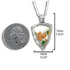 Pendant with Shamrock and Tsavorite