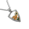 Pendant with Shamrock and Tsavorite