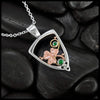 Pendant with Shamrock and Tsavorite