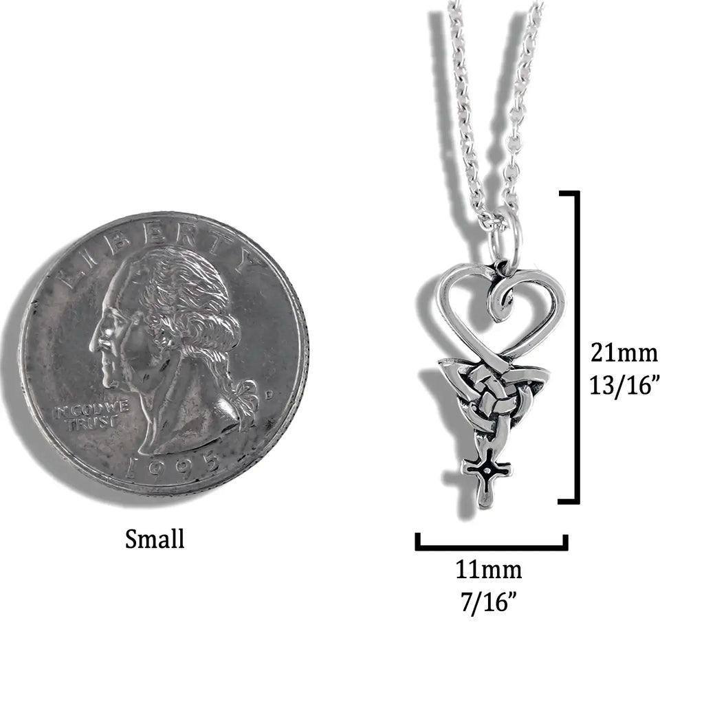 An Teor Celtic Heart Pendant- Small