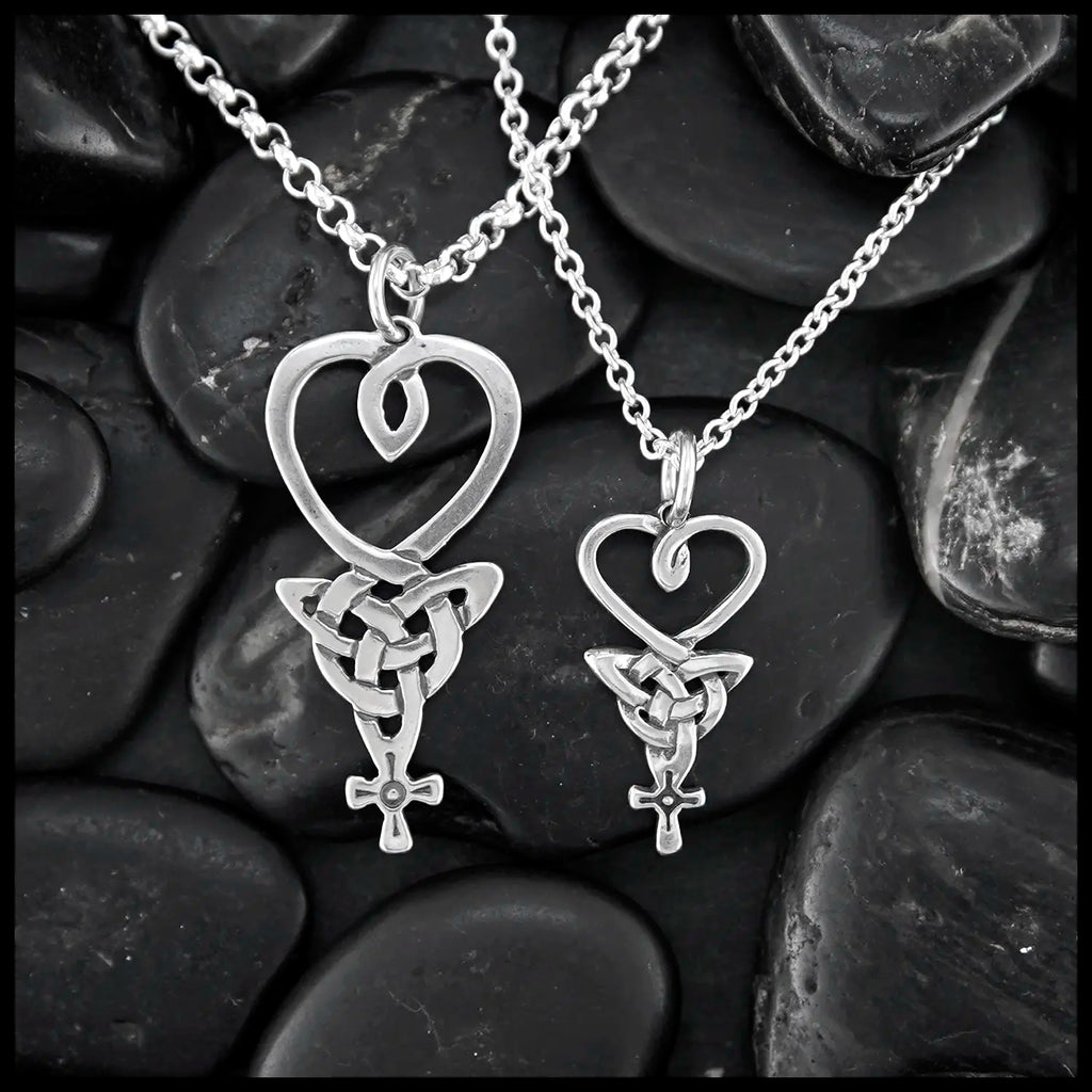 An Teor Celtic Heart Pendants