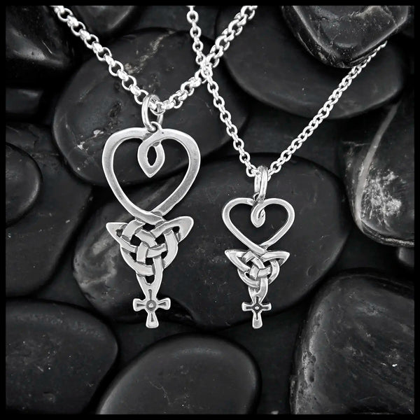 An Teor Celtic Heart Pendants