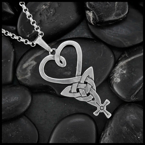 Large An Teor Pendant in Silver