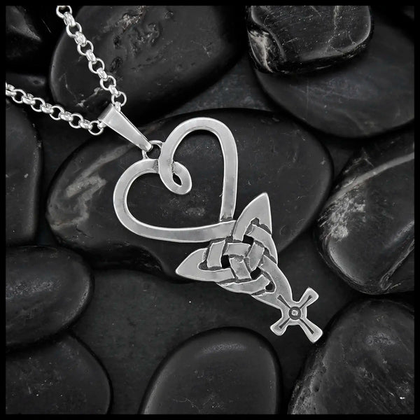 Large An Teor Pendant in Silver