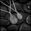 Celtic Spiral Pendant in Silver